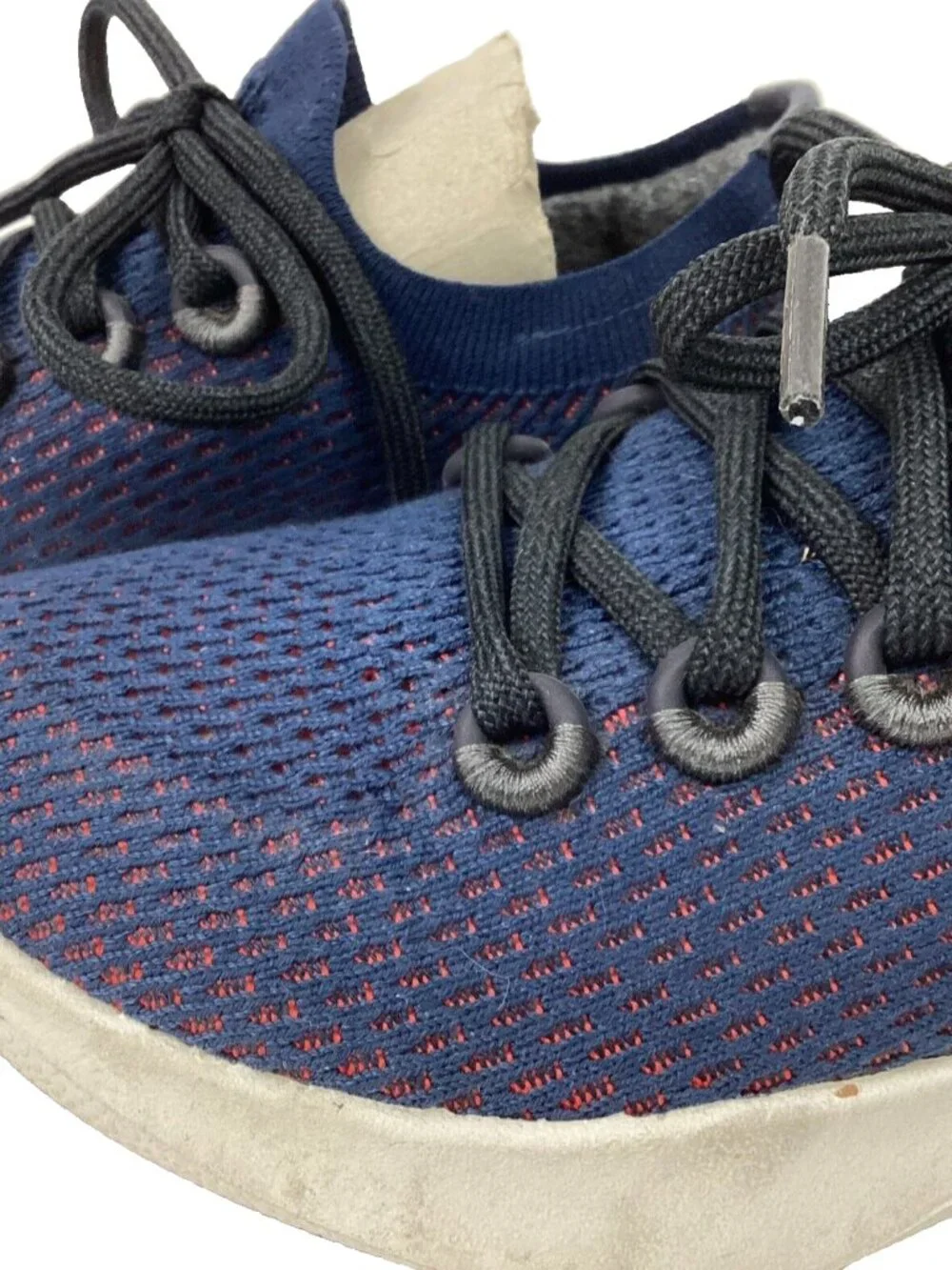 Allbirds Tree Dasher -Women's Sz 5.5 - Navy Blue & Orange -Running/Jogging Shoes